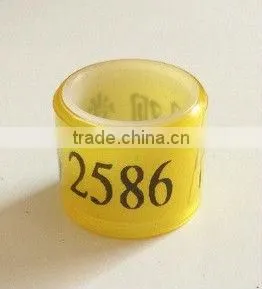 2016 Plastic 10mm Indiam Pigeon Rings for Homing Pigeon