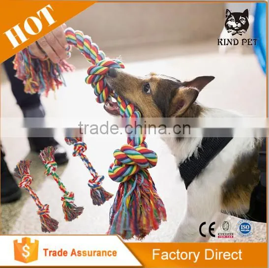 Dog Toys, Cotton Dental Teaser Rope Chew Toy photo-4