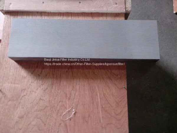 Titanium Sintered Filter Plate Sheet photo-5