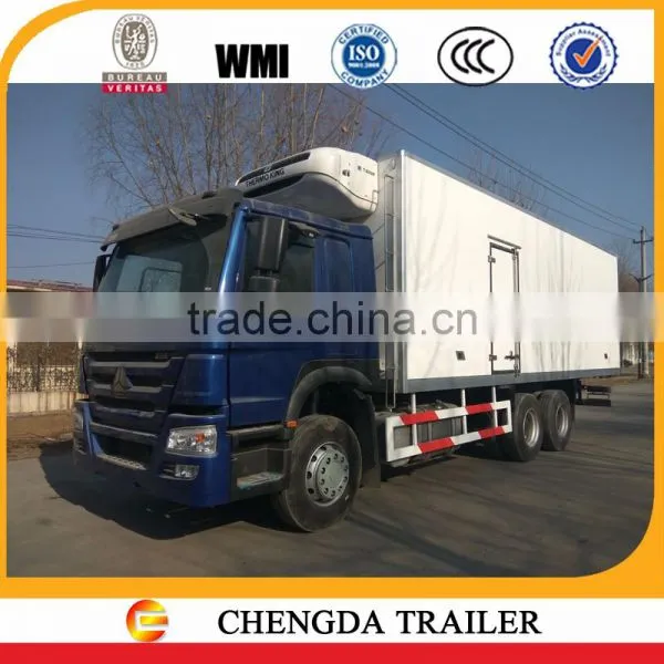 CHINA SINOTRUK HOWO 6X4 Cheap 10 Wheeler Refrigerator Chill Reefer Truck photo-3