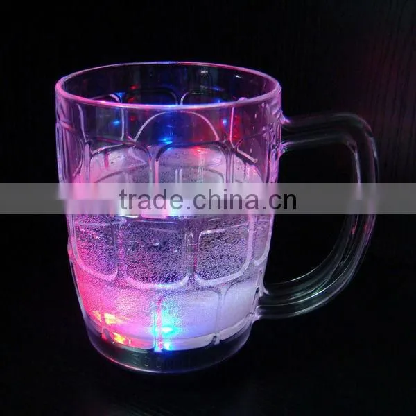 Multi Color Change LED Luminous Glass Cup Drinkware for KTV Bar Promotion photo-2
