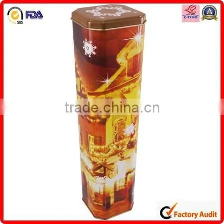 Food Packing Wholesale Metal Square High Quality Wine Tin Can photo-2