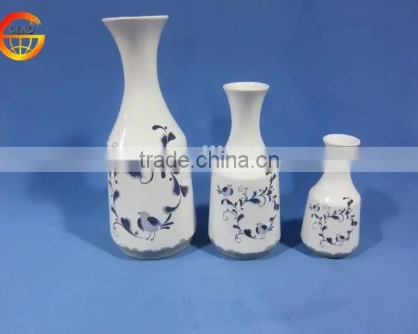 Hot Selling Porcelain Chinese Glossy Flower Vase Decoration photo-3