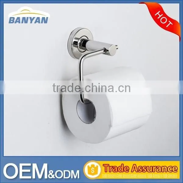 2016 Wall-mounted Polish Stainless Steel Toilet Paper Holder photo-3