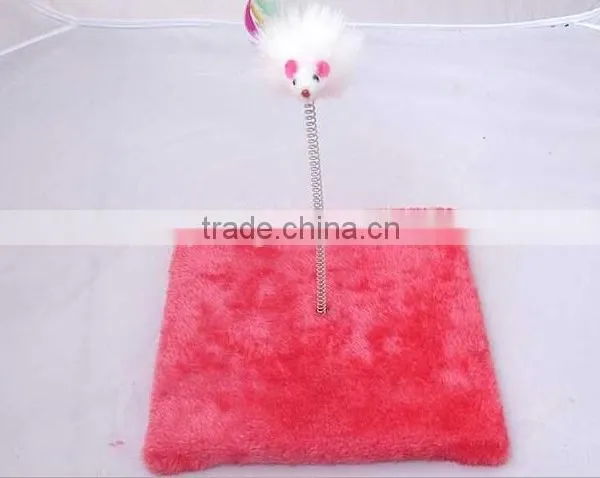 Cat Interactive Moving Spring Mouse Mice Kitten Training Scratch Pet Toy photo-2