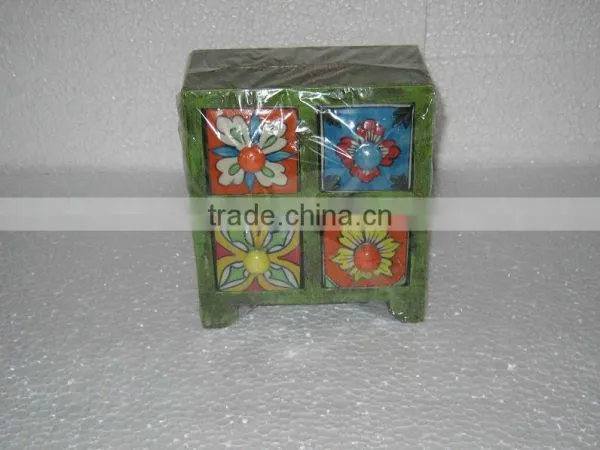 Wood Ceramic Drawers,Mango Wood Chest Drawers