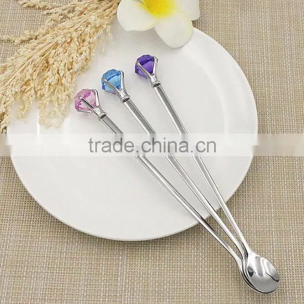 Crystal Handle Stainless Steel Spoon Cutlery Set photo-2