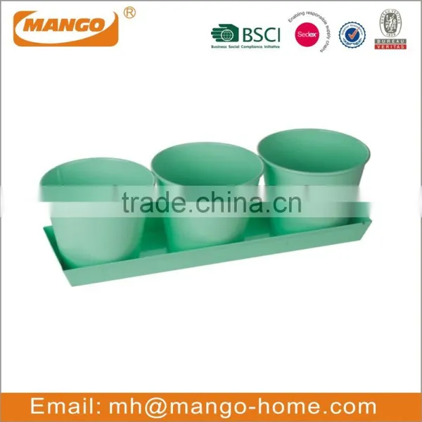 New Arrival Printing Garden Flower Pot Set photo-4