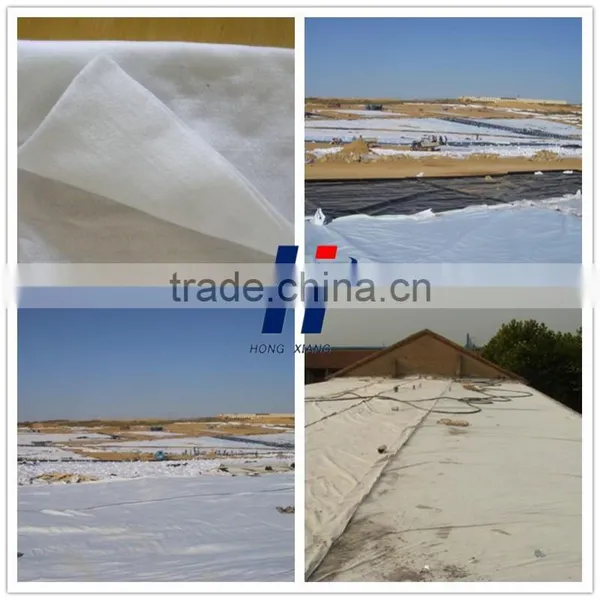 Polyester Short Fiber Needle Punched Non Woven Geotextile Used in Road Construction photo-2