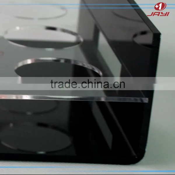 Plastic Tray With Cup Holder,hot Sale Acrylic Coffee Cup Holder Tray photo-6