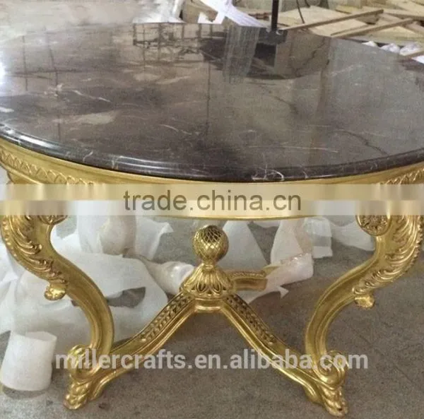 Reproduction Rococo Furniture Round Drawing Table photo-3