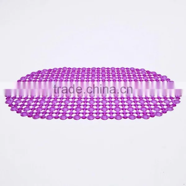 Super Quality Cross Texture Good Quality Pvc Anti Slip Mat Bath Mat photo-2