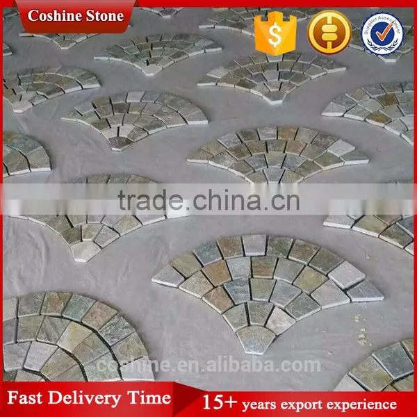 Outdoor Yellow Beige Exterior Floor Slate Tile Designs photo-3