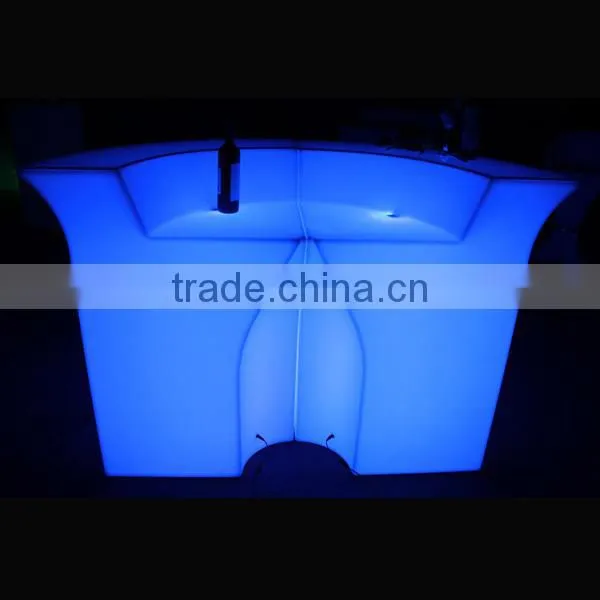 2014 Hot Sale LED Corner Bar Table, LED Bar Counter, Led Glowing Table photo-3
