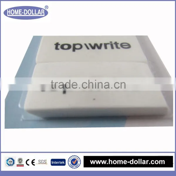 Hot Sale Office and School Supplies Rectangular Rubber White Plastic Eraser for School photo-2
