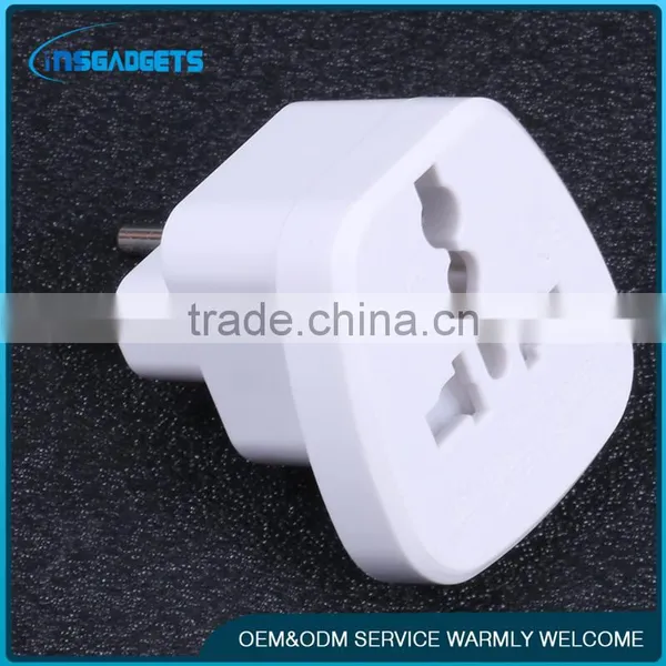 2016 New Trendy Products White Socket Travel Plug Adapter photo-3