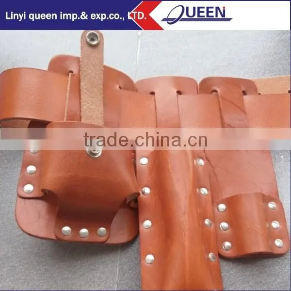Brown Second Cowhide Tool Belt Pouch Set photo-3