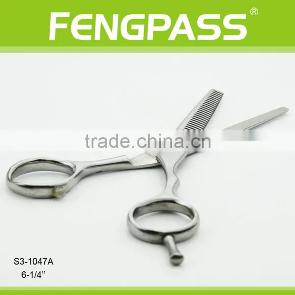S3-1047A 6-1/4" Inch 2CR13 Stainless Steel With PP Handle Stainless Steel Thinning Shears Salon Hair Cut Scissors photo-3