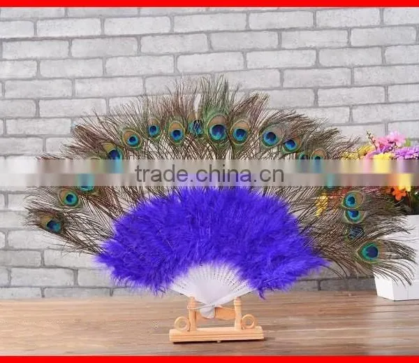 Promotional Peacock Feather Fan photo-5