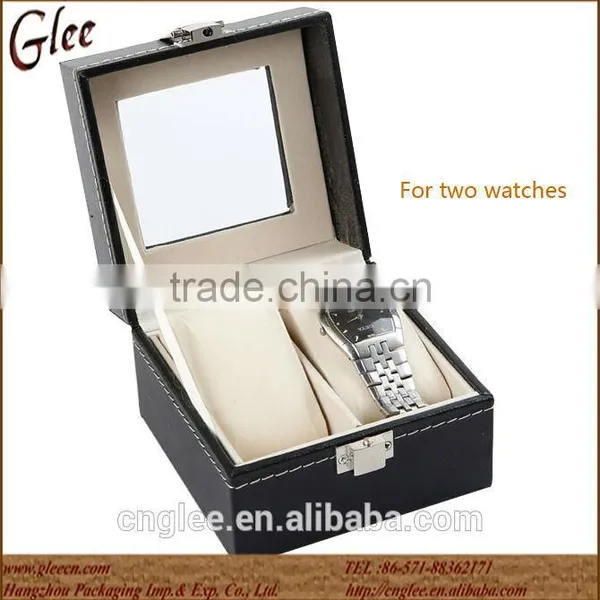 PU Wholesale Empty Watch Storage Box Case