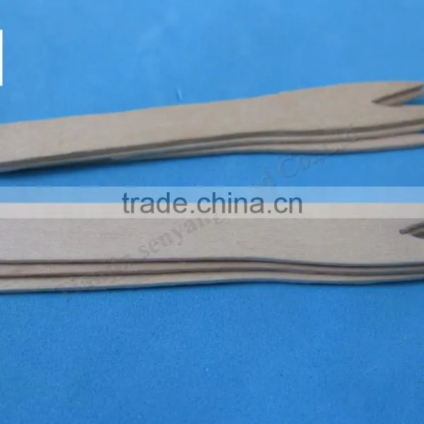 Disposable Birch Wood Fruit Fork photo-2