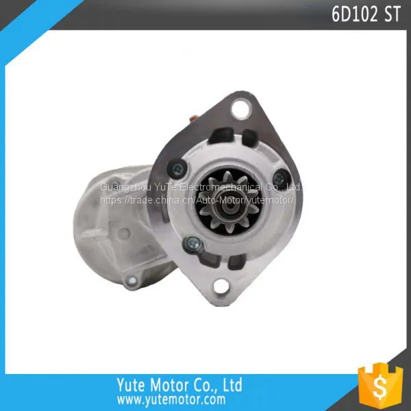 YTM 6D102 24V 10T 4.5KW Truck Exvacator Auto Starter Motor for PC200-6 photo-4