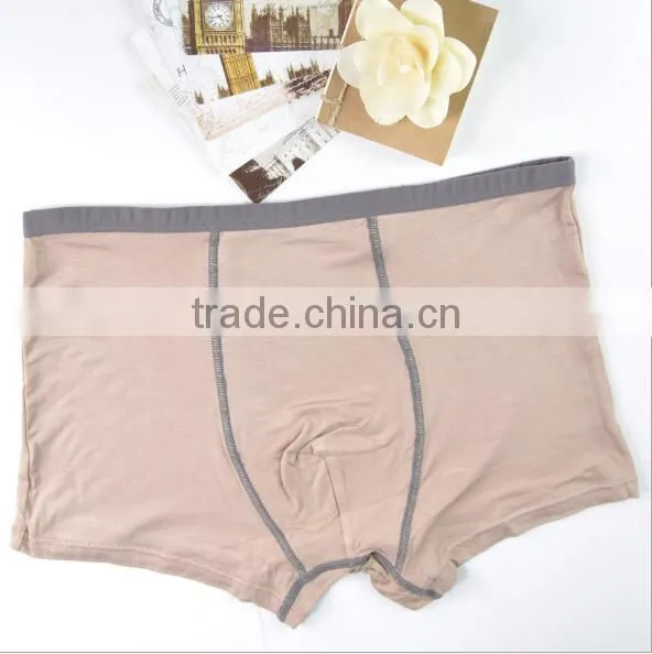 Wholesale 100% Cotton Underwear Men Boxer Briefs photo-2