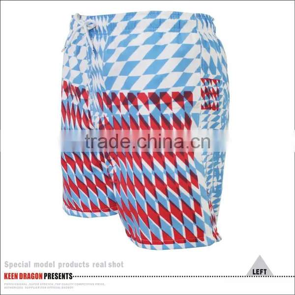 NEW CUSTOM DISIGN HOT SALE FOR MENS' SWIM TRUNKS COLORFUL SHORTS OF SURFING photo-4