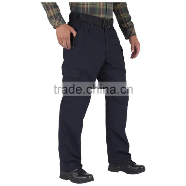 Mens Cargo Combat Work Black Trousers Security Black Pants photo-5