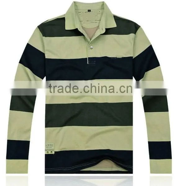 New Fashion Autumn and Winter Men's Striped Polo Shirt Brand Long Sleeved Striped MENS Polo Shirt M/3XL CUSTOMED photo-5