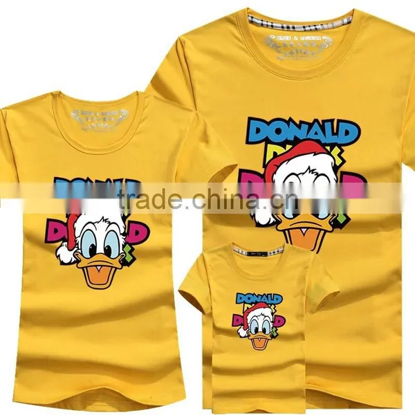 Custom 100% Cotton Family T Shirt Parentage Clothes Wholesale photo-6