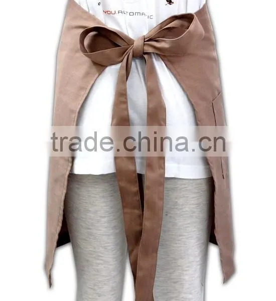 Wholesale Factory Price Apricot Cotton Tailored Made Baker Apron photo-3