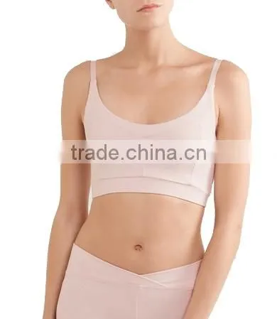 Summer Style Women Cotton Stretch Athletic Vest Gym Fitness Spandex Sports Bra photo-2