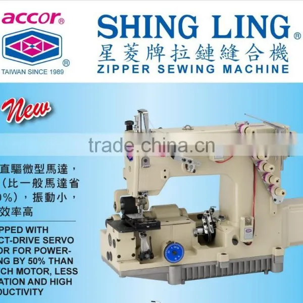 Shingling Brand High Speed Nylon Zipper Sewing/stiching Machine photo-3