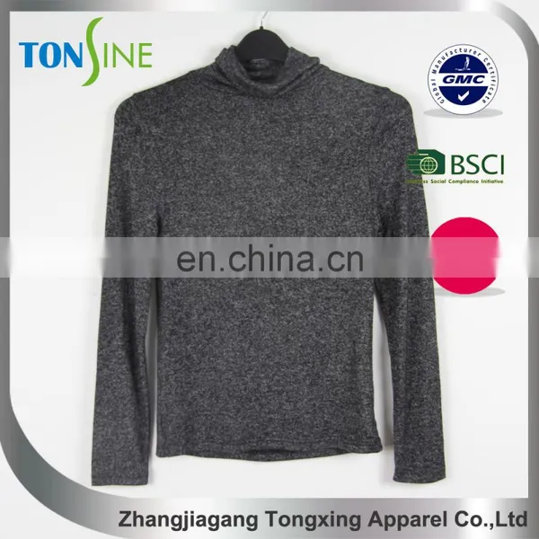 Women's Comfort High Neckline Knit Top