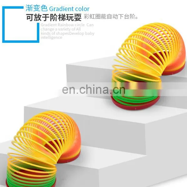 Figet Spinner Rainbow Spring Slinky for Relax Educational Toy Figet Spinner photo-5