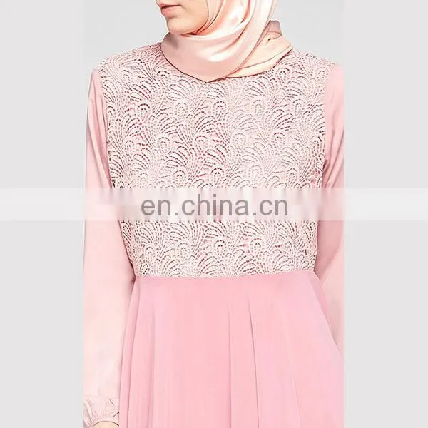High Quality Chiffon Muslim Dress 2016 Latest Design Women Jubah Abaya Dubai photo-6