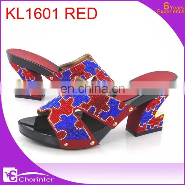 Wholesale Ladies Shoes Slipper Latest Slipper Shoes With Stones photo-3
