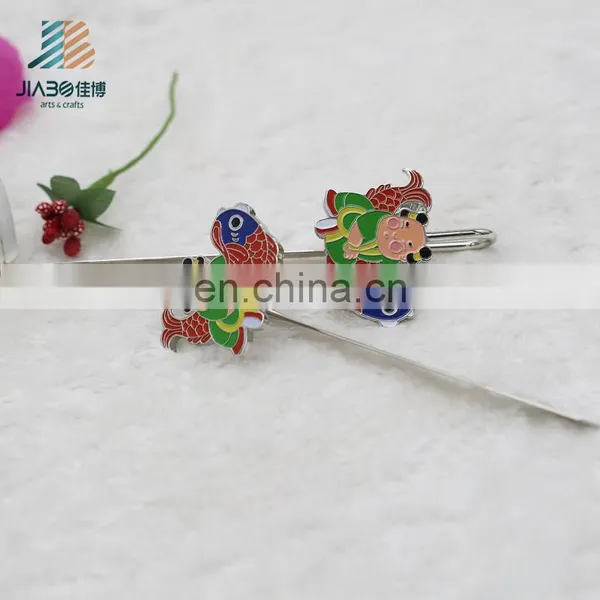 Custom Design Big Size Zinc Alloy Material Wholesale Custom Metal Bookmarks for Books photo-3