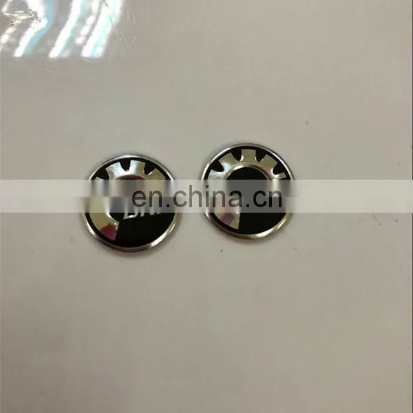 Metal Feature Embossed Adhesive Logo Sticker photo-3