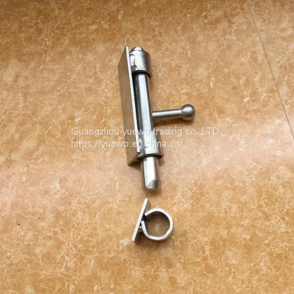 15cm Thick Steel Gate Wire Welded 5in Door Post Heavy Duty Bolt Welded Galvanized Rod With Lock Hole Pig Cage Latch Stai photo-4