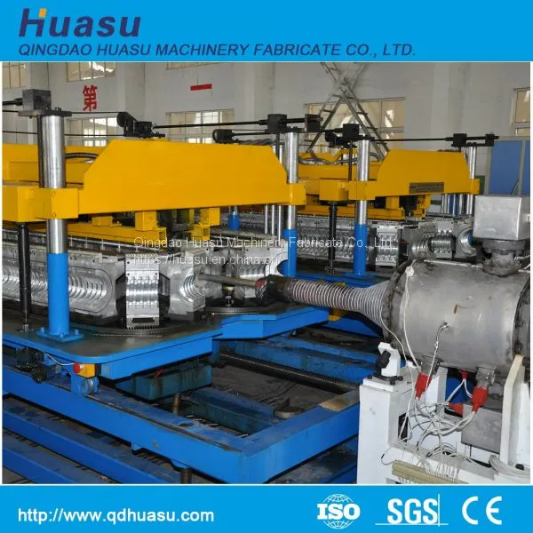 PVC Plastic Tendon Spiral Enhanced Pipe Line Description of PVC Plastic Tendon Spiral Reinforced Pipe Extrusion Line: PVC Plastic Tendon Spiral Reinforced Pipe Has Many Advantages, Such as Extrusion Resistance, Corrosion Resistance, and Pressure r photo-2