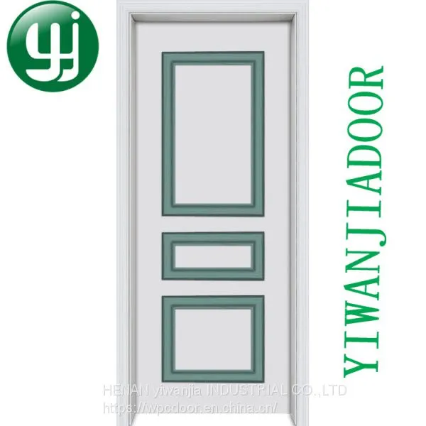 Pvc Wpc Upvc Bathroom Flush Door Supplier photo-3