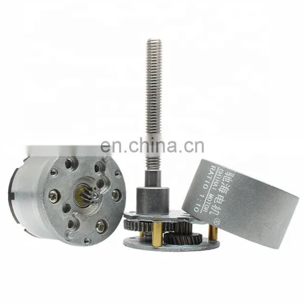 ChiHai Motor CHR-GM37-520K DC CHINA Metric Screw Shaft Gear Motor 24V 12V Mating Flange Nut photo-4