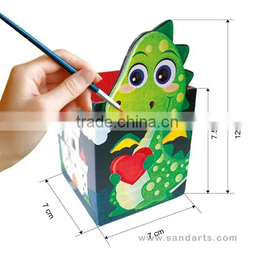 Wooden Animal DIY Pen Holder photo-3