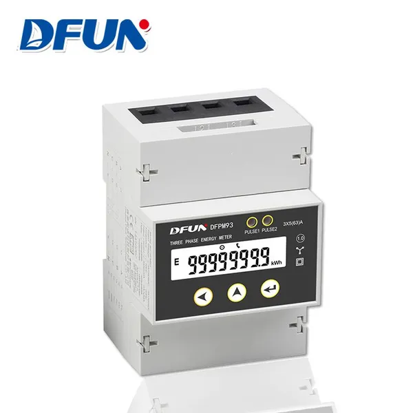 DFUN DFPM93 Модбасс Запись Данных Трехфазный Мультифункциональный Электросчетчик