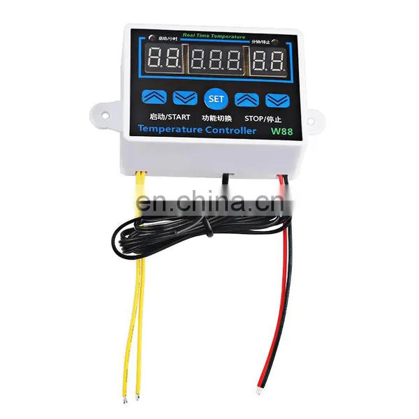W88 12V/220V 10A Digital LED Temperature Controller Thermostat Control Switch, Digital Thermostat 10A Temperature Controller photo-2