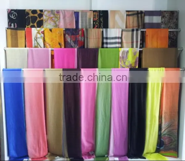 2014 Plaid Diamond Pattern Baby Sheep Wool Scarf photo-3