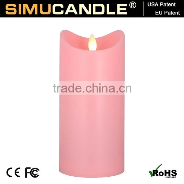 LED Taper Candle With Moving Wick With Timer and Remote Control for Home Decoration photo-4