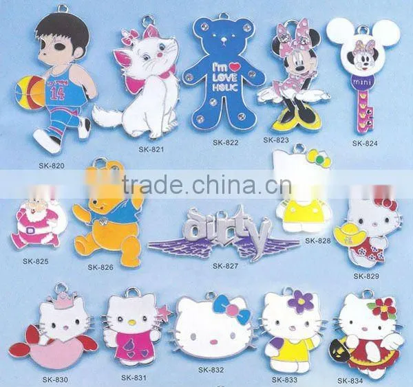 DIY Rhinestone Pendant Letter Slide Charm ( Product Catalog 36-39)